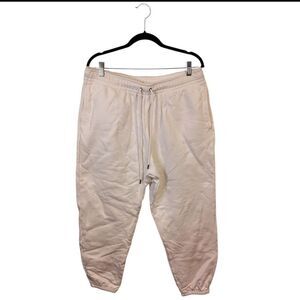 Jordan Baggy White Fleece Sweatpants Size XL
